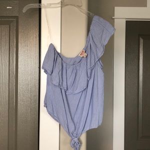 Target one-shoulder shirt size M